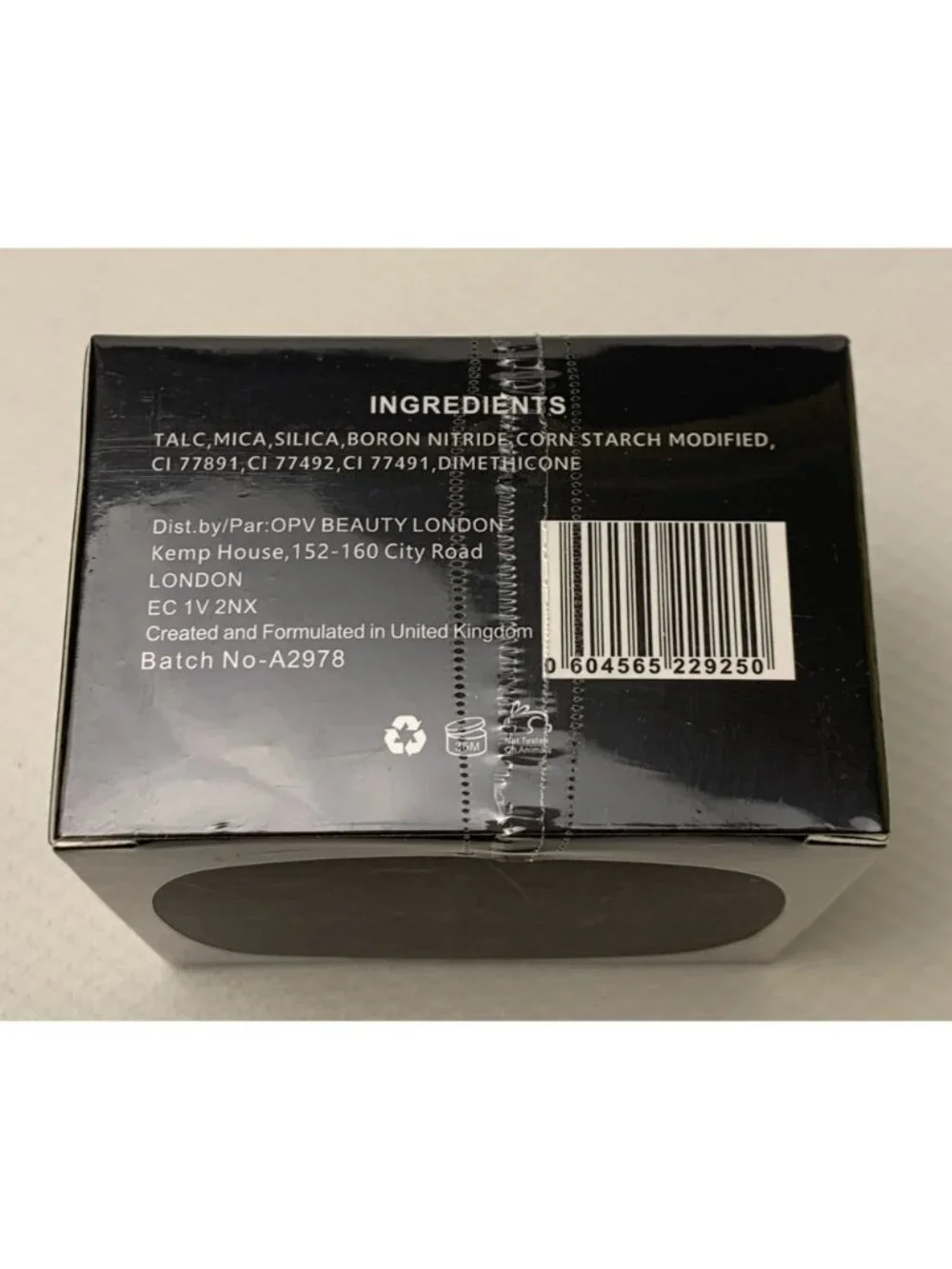 OPV Beauty London Loose Setting Powder 30g Medium Matte Finishing Makeup SEALED